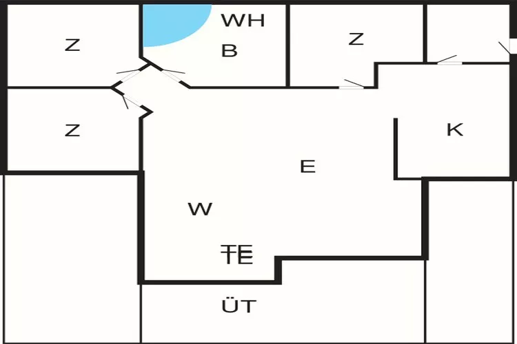 7 persoons vakantie huis in Gørlev-By Traum-Plattegrond