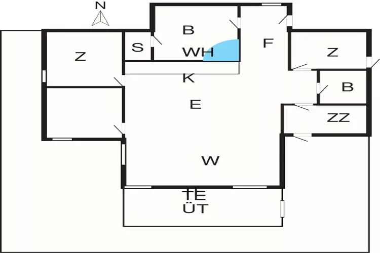 Rustig toevluchtsoord in de natuur -- By Traum Ferienwohnungen-Plattegrond