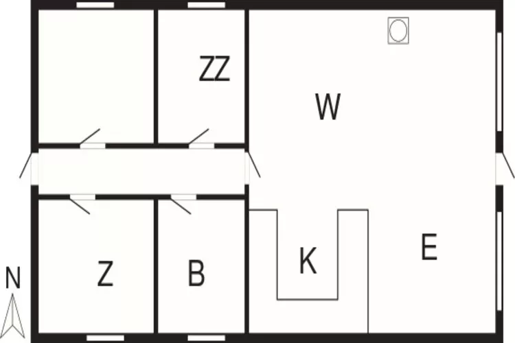 4 persoons vakantie huis in Ulfborg-By Traum-Plattegrond