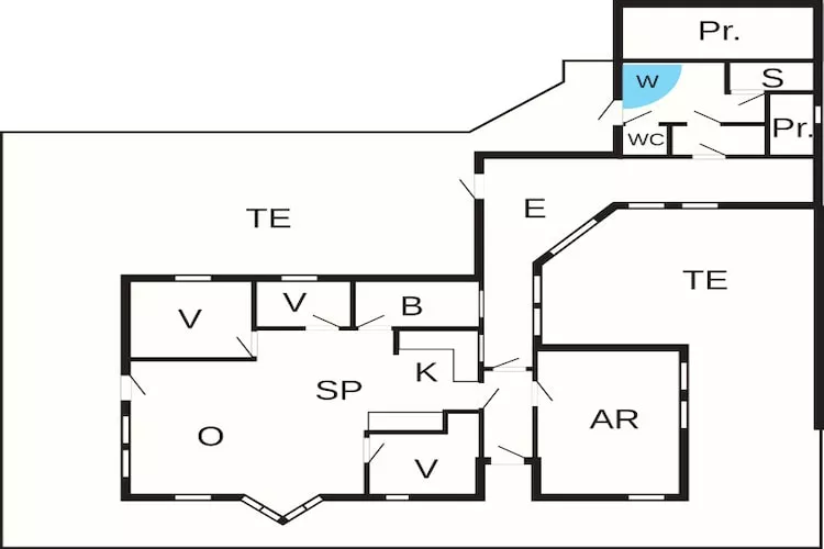 8 persoons vakantie huis in Løkken-By Traum-Plattegrond