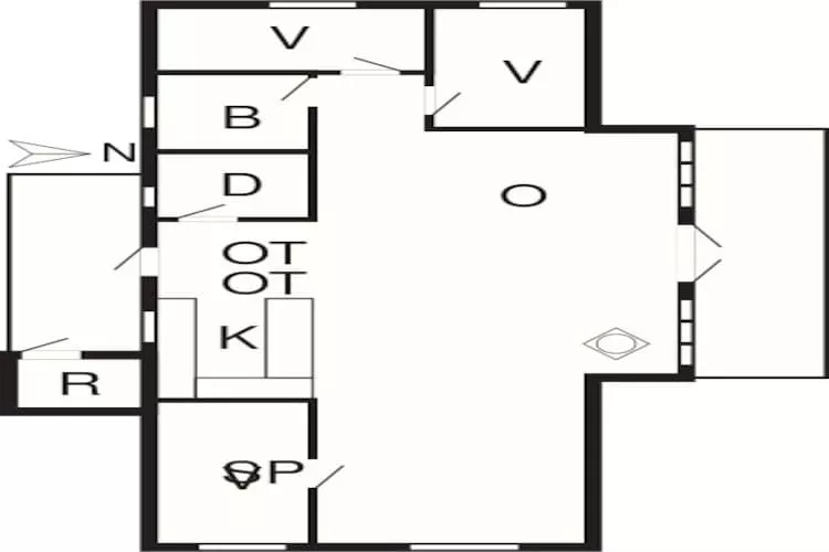 6 persoons vakantie huis in Oksbøl-By Traum-Plattegrond