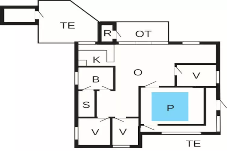 Kust ontsnapping met zwembad -- By Traum Ferienwohnungen-Plattegrond