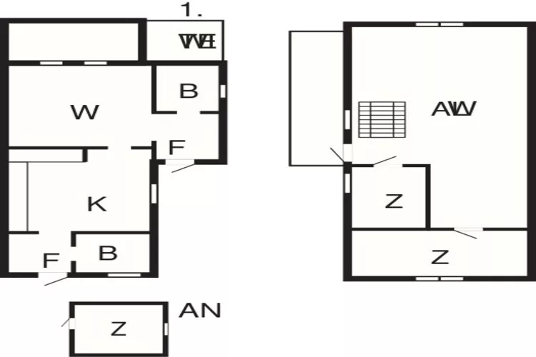 8 persoons vakantie huis in ELLÖS-Plattegrond