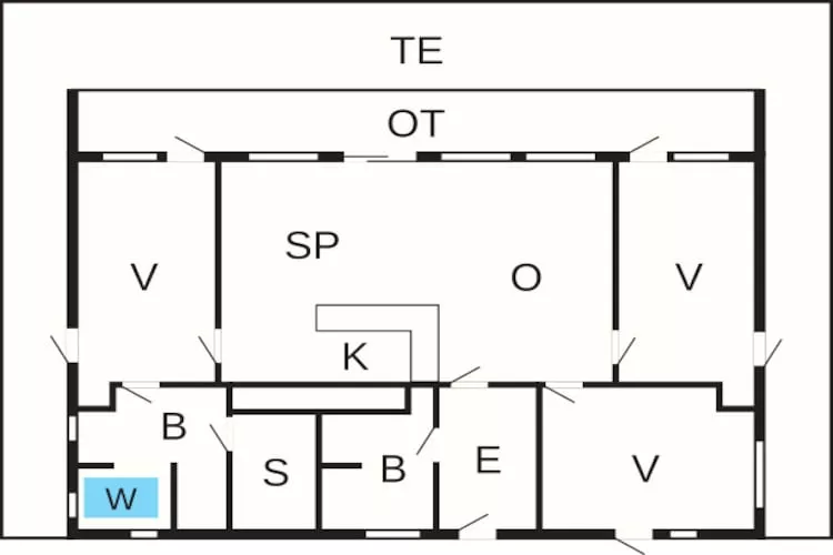 8 persoons vakantie huis in Brovst-By Traum-Plattegrond