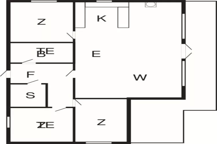 6 persoons vakantie huis in Nørre Nebel-By Traum-Plattegrond