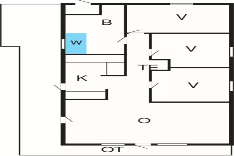 6 persoons vakantie huis in Jerup-By Traum-Plattegrond