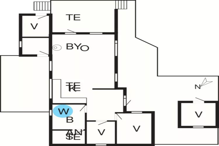 Afgelegen strand retraite -- By Traum Ferienwohnungen-Plattegrond