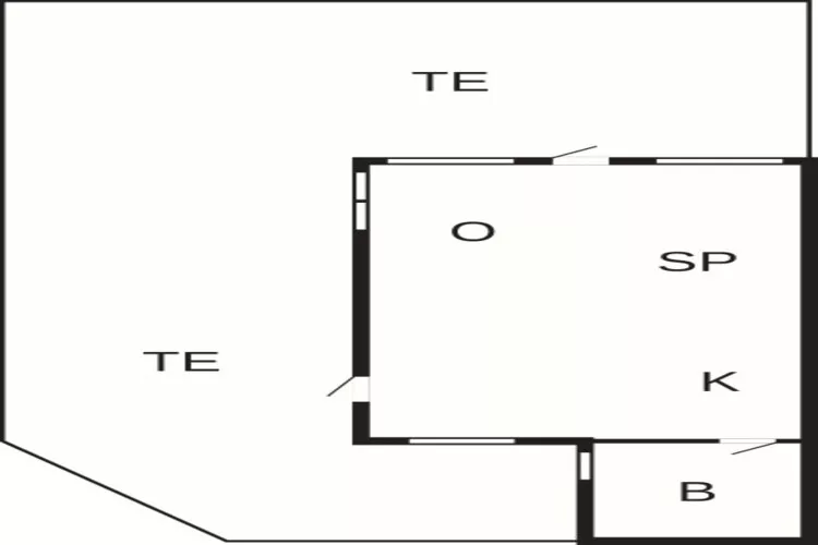 2 persoons vakantie huis in Bogense-By Traum-Plattegrond