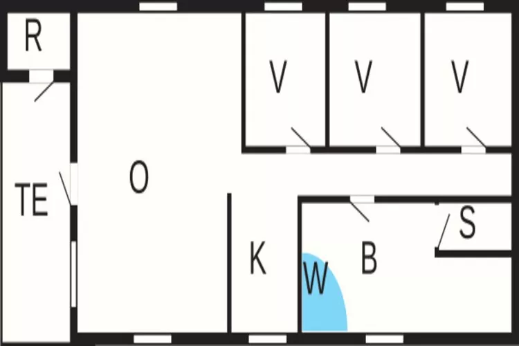 8 persoons vakantie huis in Oksbøl-By Traum-Plattegrond