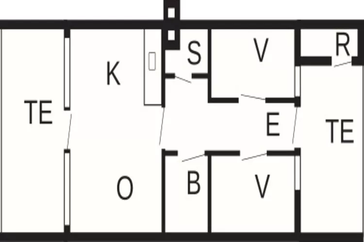 MOTEL UDSIGTEN-Plattegrond