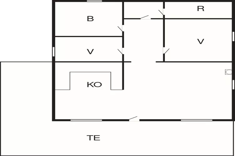 4 persoons vakantie huis in Læsø-By Traum-Plattegrond