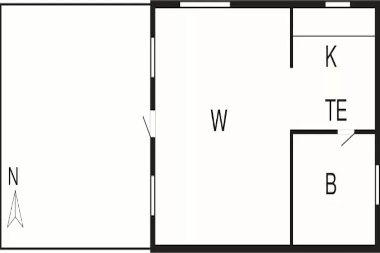 4 persoons vakantie huis in Slöinge-Plattegrond