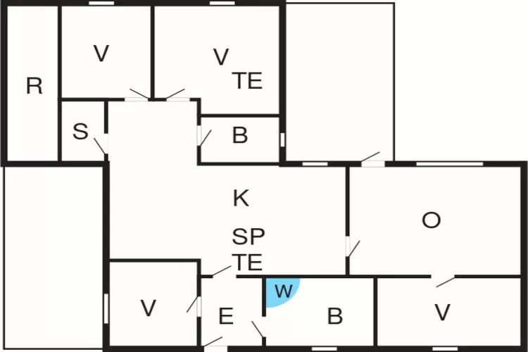 Panoramisch kustuitje -- By Traum Ferienwohnungen-Plattegrond