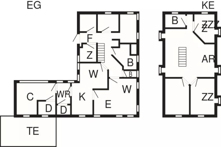 Luxe retraite met hottub -- By Traum Ferienwohnungen-Plattegrond