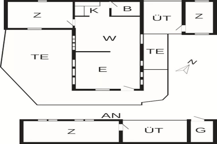 6 persoons vakantie huis in Dannemare-By Traum-Plattegrond