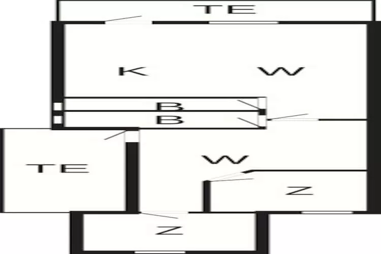 4 persoons vakantie huis in Rømø-Plattegrond