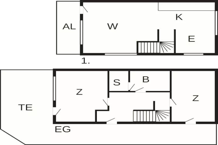 MERKUR 35+33 S DHH 2.+3.RH.-Plattegrond