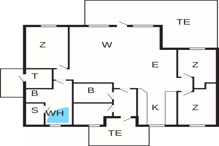 LØJT FERIECENTER-Plattegrond
