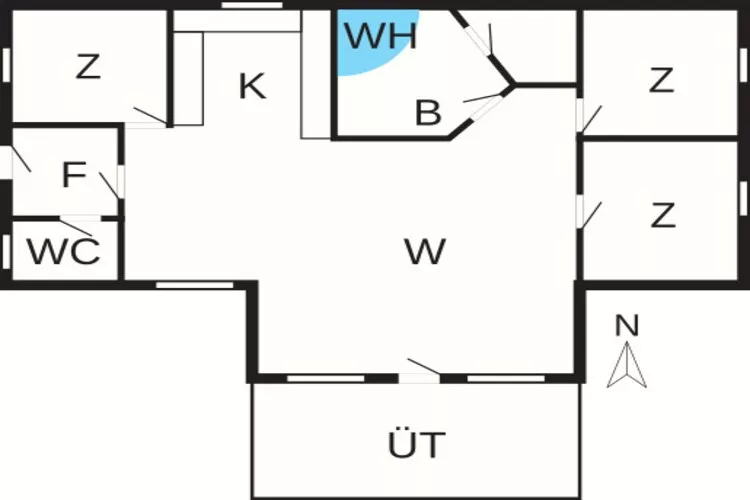 6 persoons vakantie huis in Hemmet-By Traum-Plattegrond