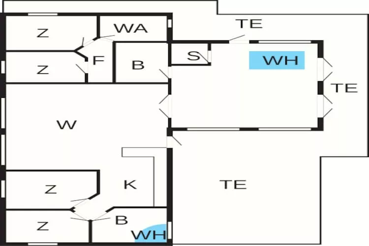 8 persoons vakantie huis in Løkken-By Traum-Plattegrond