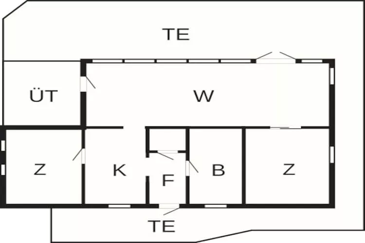 8 persoons vakantie huis in HYLTEBRUK-Plattegrond