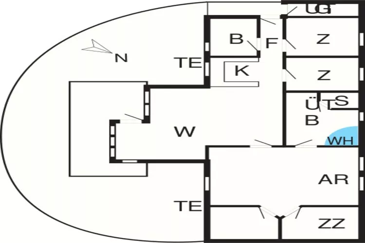 12 persoons vakantie huis in Idestrup-By Traum-Plattegrond