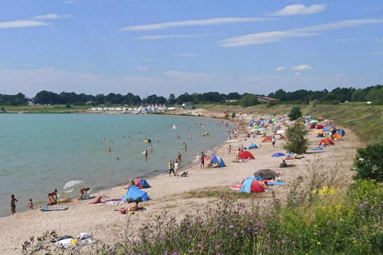 Bungalow am Partwitzer See-Waterzicht