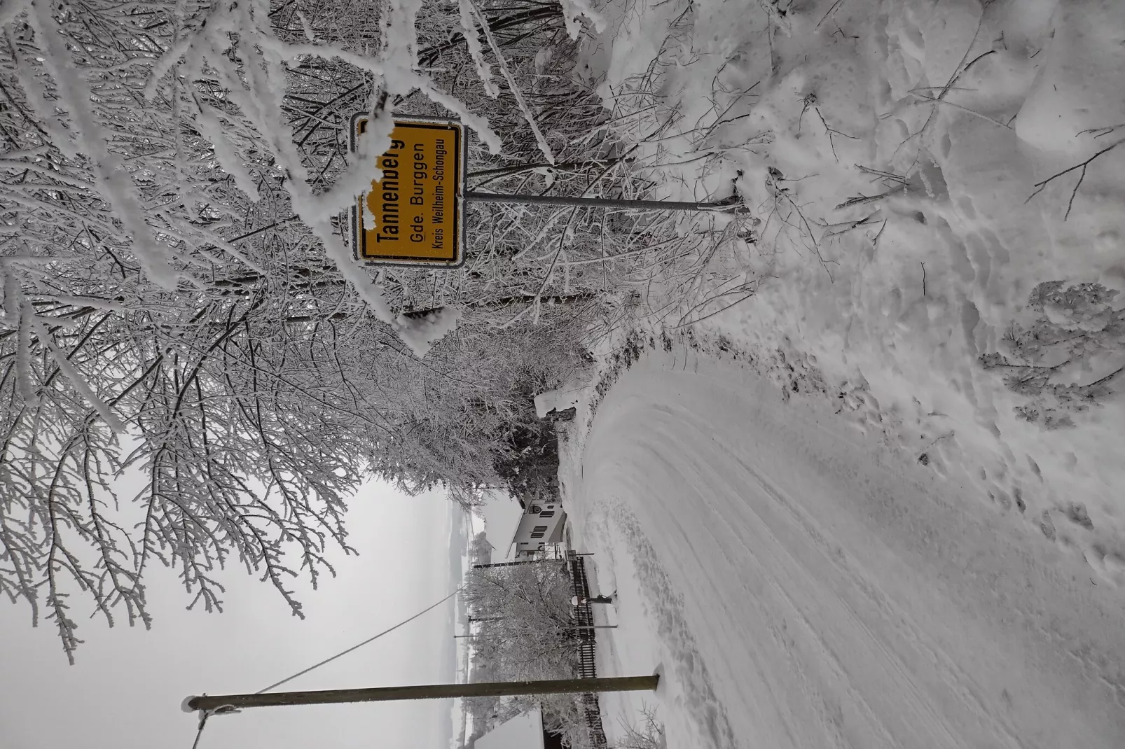 Pfaffenwinkel-Gebied winter 1km