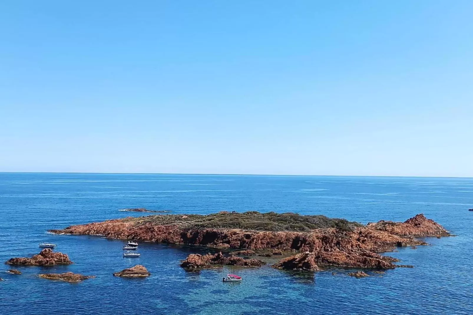 Villa Convivium Anthéor-Gebieden zomer 1km