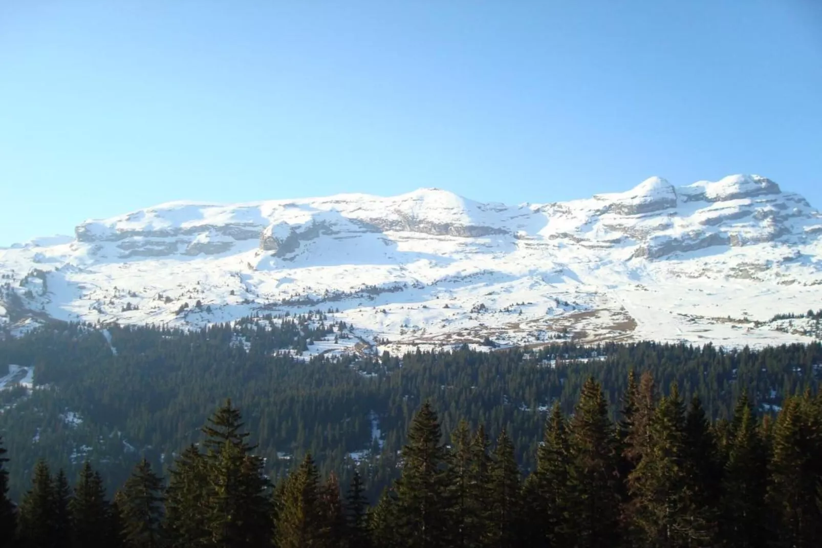 Les Portes du Grand Massif 2-Gebied winter 1km