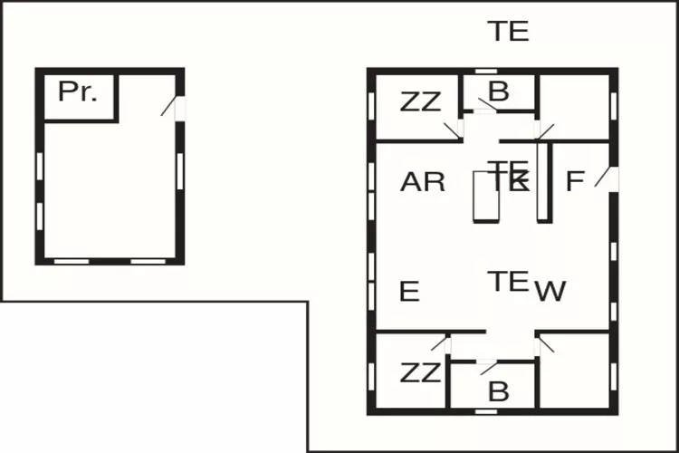 12 persoons vakantie huis in Løkken-By Traum-Plattegrond
