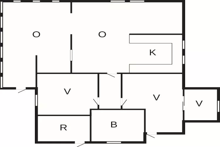 6 persoons vakantie huis in Fanø-Plattegrond