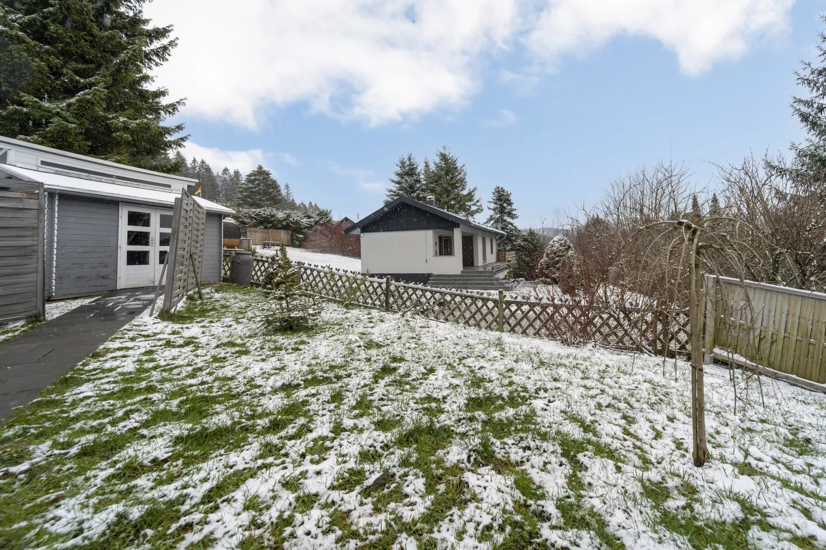 Ferienhaus Selma-Tuin winter