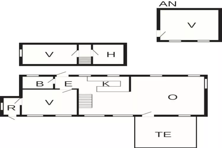 6 persoons vakantie huis in Løkken-By Traum-Plattegrond