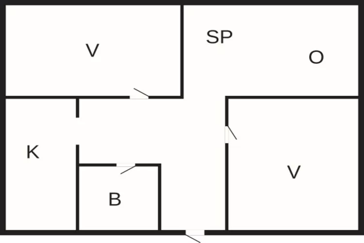 6 persoons vakantie huis in Lessebo-Plattegrond
