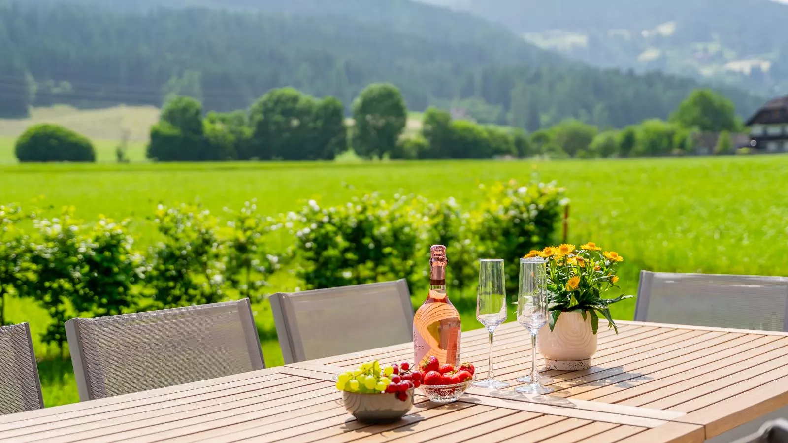 Mountain Chalet An der Mur-Tuinen zomer