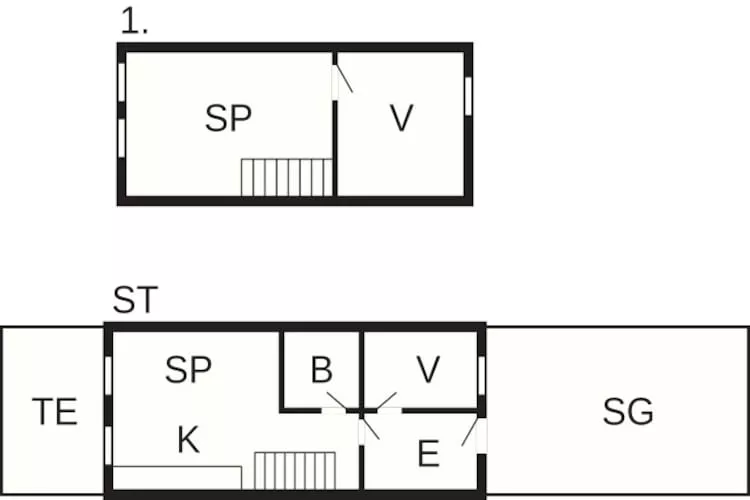 5 persoons vakantie huis in Nibe-By Traum-Plattegrond