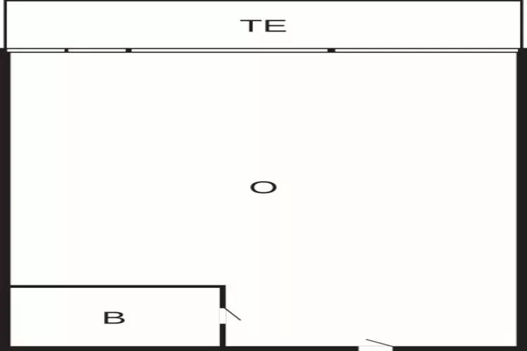 1 room,View cou.,G.Floor/1.floor,Prem-Plattegrond