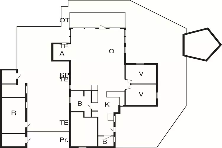 4 sterren vakantie huis in Sjølund-By Traum-Plattegrond