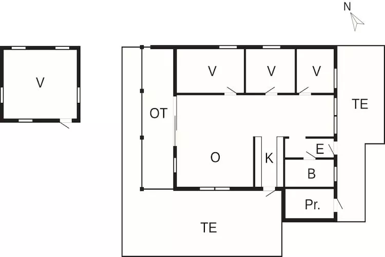6 persoons vakantie huis in Idestrup-By Traum-Plattegrond