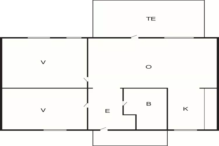 4 persoons vakantie huis in Borre-By Traum-Plattegrond