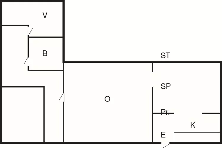 7 persoons vakantie huis in Löderup-Plattegrond