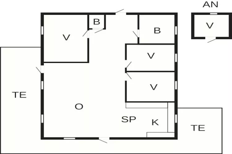 8 persoons vakantie huis in Mönsterås-Plattegrond