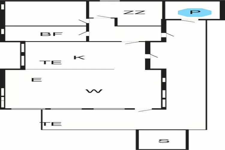 5 sterren vakantie huis in stokmarknes-Plattegrond