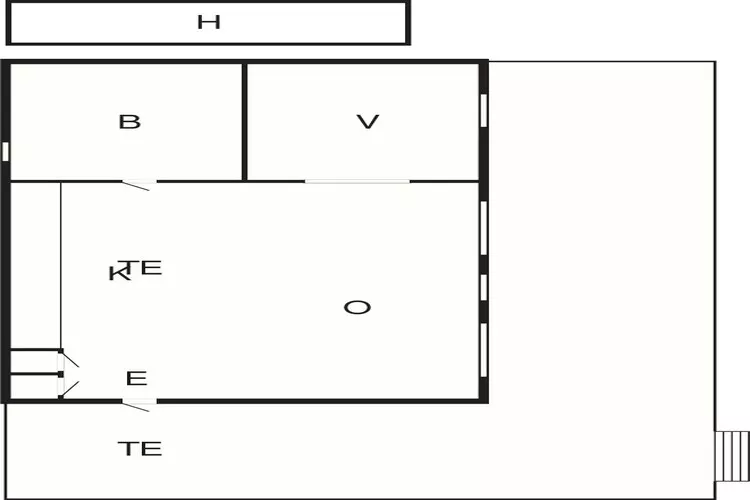 4 sterren vakantie huis in HENÅN-Plattegrond