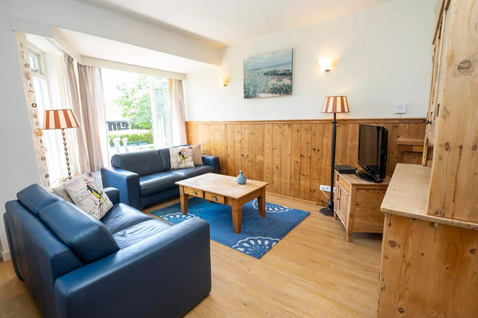 Strandhuys Schelp-Woonkamer