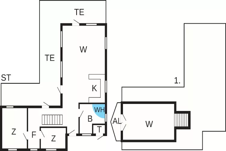6 Personen vakantie huis in Øster Assels-Plattegrond
