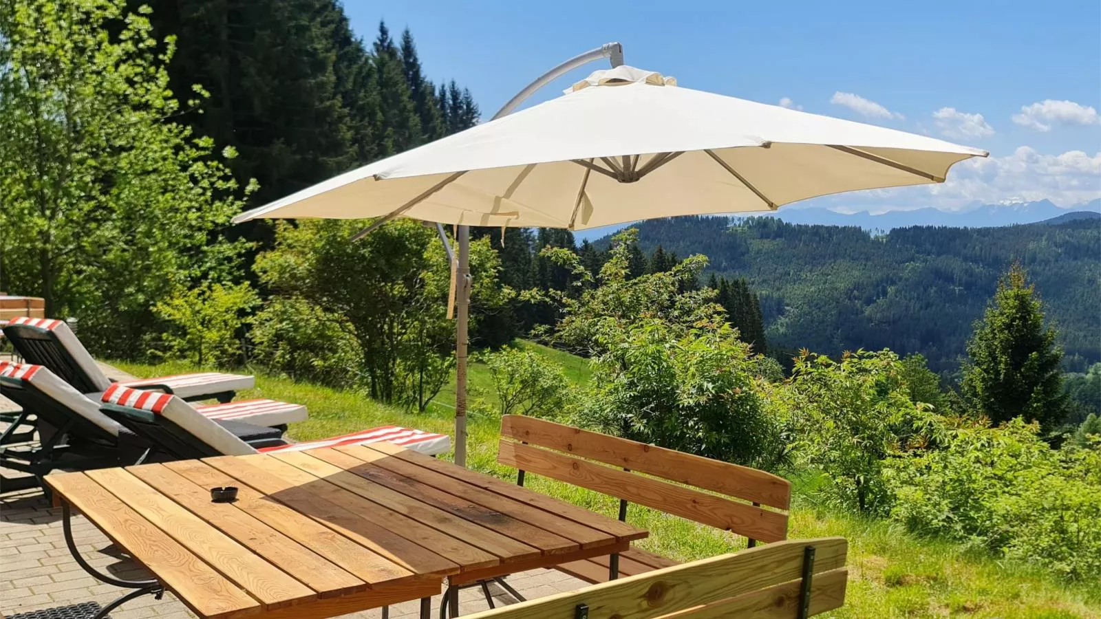 Sternenchalet-Uitzicht zomer