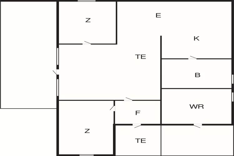 5 Personen vakantie huis in Røros-Plattegrond