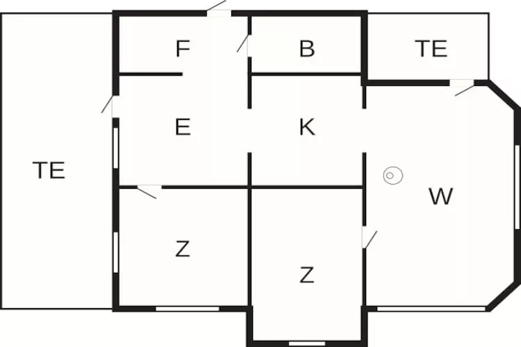 4 persoons vakantie huis in Allinge-By Traum-Plattegrond